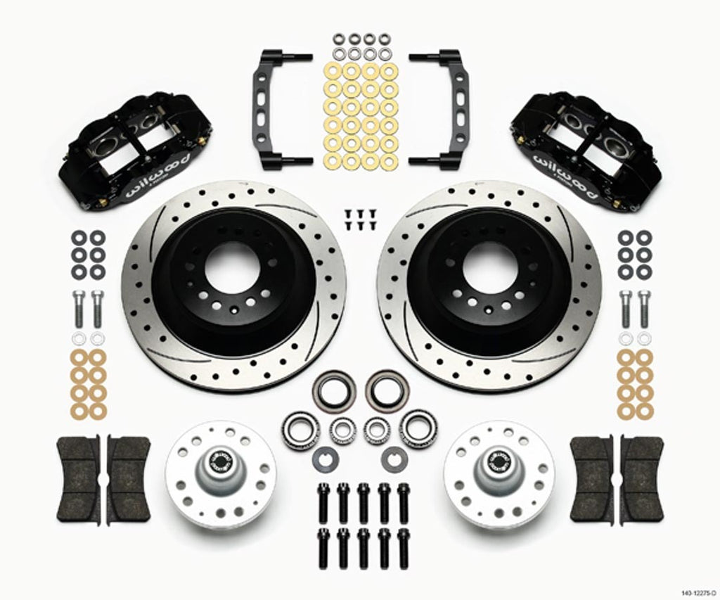 WILWOOD 140-12275-D Wilwood 140-12275-D Front Brake Kit with FNSL 6R Calipers for 1974-1978 Ford Mustang II