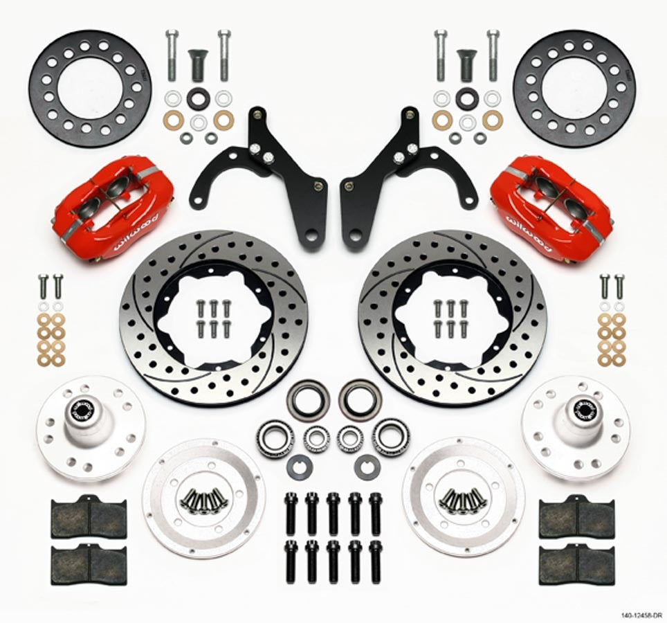WILWOOD 140-12458-DR Front Disc Brake Kit 59-64 Impa;la Corvette