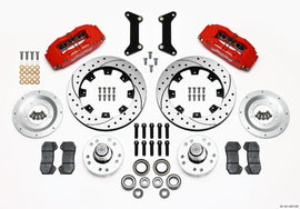WILWOOD 140-12837-DR Front Brake Kit 80-87 GM G-Body 6 Piston Caliper