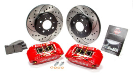 WILWOOD 140-12996-DR Brake Kit Front Honda/Acura Red Drilled