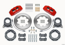 WILWOOD 140-13303-R Wilwood Dynapro Front Brake Kit with Red Calipers for 1966–1975 Ford Bronco, Part 140-13303-R