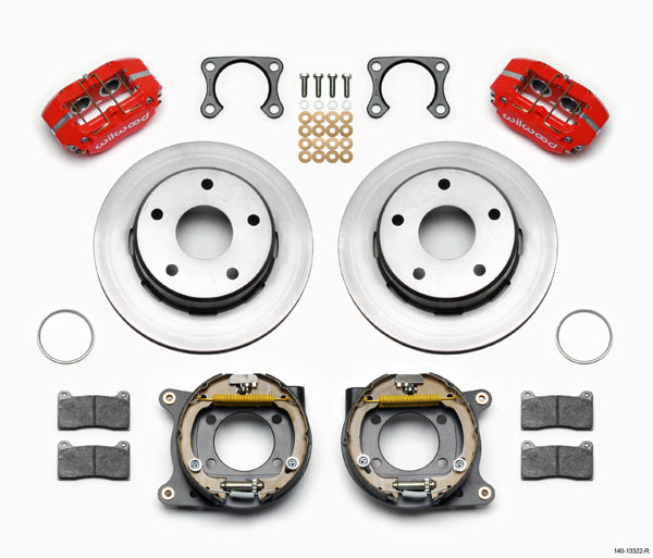 WILWOOD 140-13322-R Wilwood 140-13322-R Dynapro Rear Brake Kit for 1965–1977 Ford Bronco