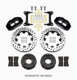 WILWOOD 140-15302-D Front Disc Brake Kit C10 Pro Spindle 12.19in