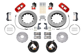 WILWOOD 140-17009-R Brake Kit Rear Corvette C8 Aerolite 4R Slotted