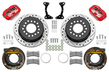 Load image into Gallery viewer, WILWOOD 140-17120-DR Brake Kit Rear Red FDP Drilled 11in GM G Body