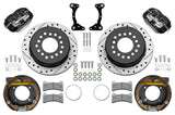 WILWOOD 140-17120-D Brake Kit Rear Black FDP Drilled 11in GM G Body