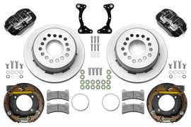 WILWOOD 140-17120 Brake Kit Rear Black FDP Plain 11in GM G Body
