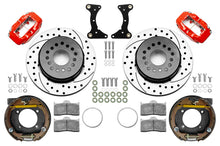 Load image into Gallery viewer, WILWOOD 140-17121-DR Brake Kit Rear Red FDL Drilled 12in GM G Body