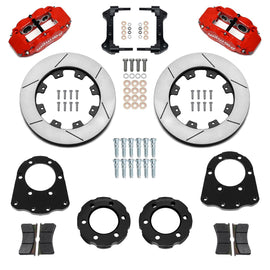 WILWOOD 140-18154-R Wilwood Forged Narrow Superlite 6R Front Brake Kit for GM Fullsize SUVs (1971-1991) with 6-Piston Caliper and 12.19-inch Slotted Iron Rotor