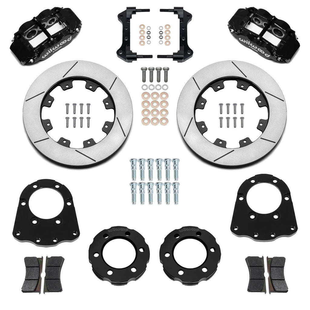 WILWOOD 140-18154 Wilwood Forged Narrow Superlite 6R Front Brake Kit for GM Fullsize SUVs 1971-1991