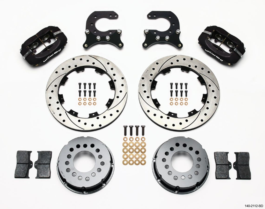 WILWOOD 140-2112-BD Disc Brake Kit 12 Bolt Chevy
