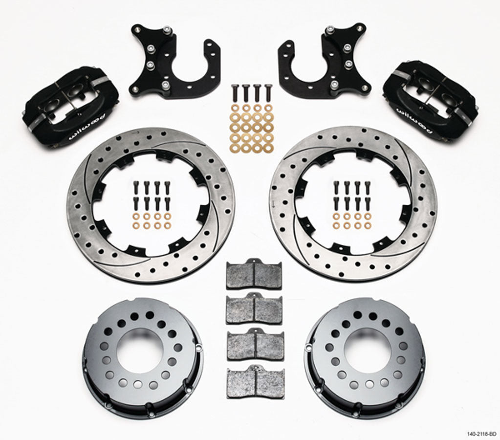 WILWOOD 140-2118-BD P/S Rear Disc Kit New Big Ford Drilled