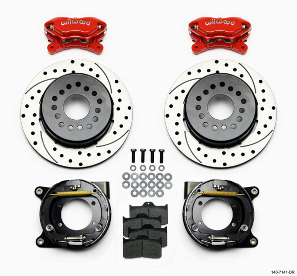 WILWOOD 140-7141-DR Rear Disc Brake Kit w/ Park Brake Chevy