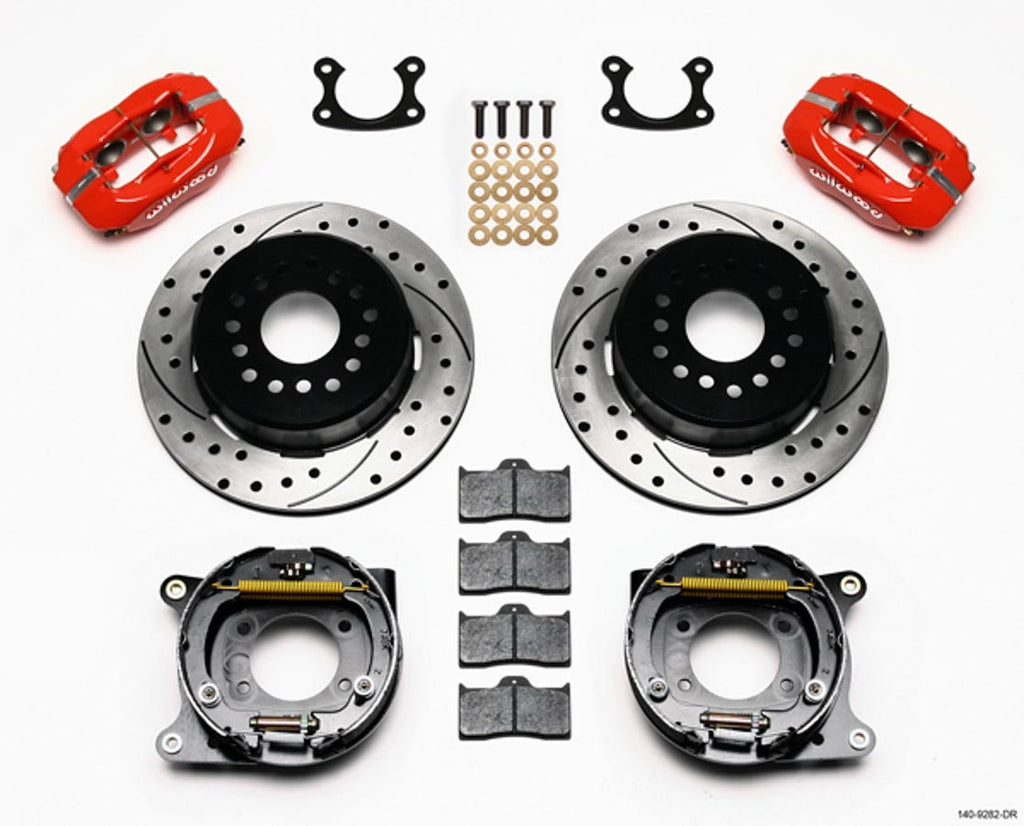WILWOOD 140-9282-DR P/S Park Brake Kit Small Ford 2.50in Offset