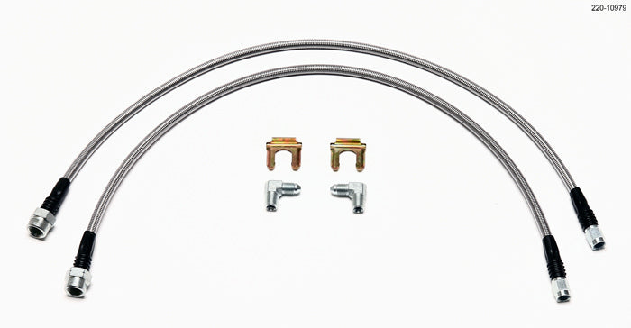 WILWOOD 220-10979 Wilwood 220-10979 Flexline Front Brake Hose Kit for 2007-2019 GM Full-Size 1500 Trucks