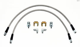 WILWOOD 220-11237 Flex Brake Line Kit 22in L 3/8-24 to 90 Deg.