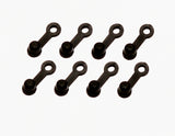 WILWOOD 220-12487 Wilwood 220-12487 Brake Bleeder Dust Caps, Press-On Rubber, Black, 1/4-28, Set of 8