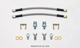 WILWOOD 220-12630 Flexline Kit D154 10in x 3/8-24 IF 10mm Banjo