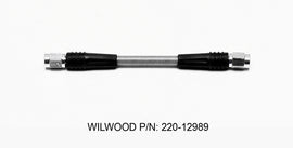 WILWOOD 220-12989 Wilwood 220-12989 Flexline 3 AN Hose Assembly, Female-to-Female, Braided Stainless Steel