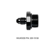 Load image into Gallery viewer, WILWOOD 220-13130 Fitting M/C 11/16-20  -3 AN Compact Remote Resv.