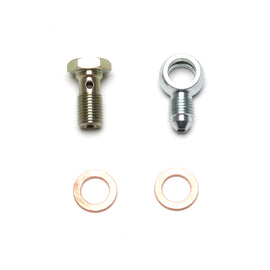 WILWOOD 220-13674 Wilwood 220-13674 Banjo Bolt Adapter Kit, 3 AN Male to 3/8-24-Inch Banjo