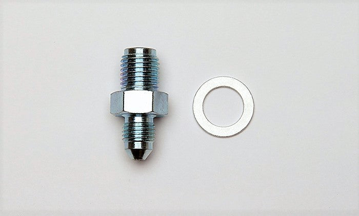 WILWOOD 220-14204 Adapter Fitting -3an to 7/16-20 w/Crush Washer