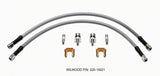 WILWOOD 220-15021 Wilwood 220-15021 Flexline Kit AN Hose Assembly with 3/8-24 Female Fittings