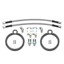 Load image into Gallery viewer, WILWOOD 220-17289 Flexline Kit 12in 3/8-24 to 90 Deg Clamp-On Tab