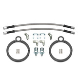 WILWOOD 220-17289 Flexline Kit 12in 3/8-24 to 90 Deg Clamp-On Tab