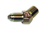 WILWOOD 220-6412 Wilwood 220-6412 45-Degree -3 AN Male to 1/8-27 NPT Male Inlet Fitting