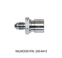 Load image into Gallery viewer, WILWOOD 220-6413 Adapter Fitting -3AN To M10X1.0 Steel Zinc