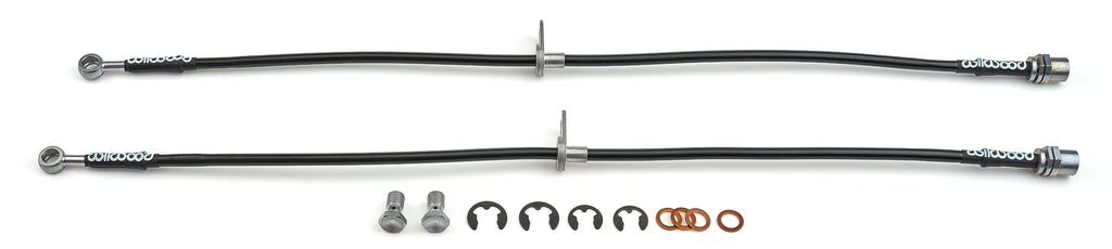 WILWOOD 221-17405 Wilwood Flexline Kit Front for 2005-2010 Scion tC - Reliable Brake Line System