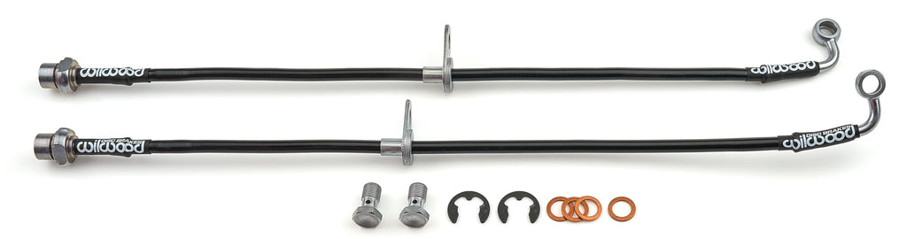 WILWOOD 221-17407 Wilwood Flexline Kit Front for 2005-2015 Toyota Tacoma - Reliable Brake Line Replacement