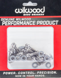 WILWOOD 230-8008 Rotor Bolt Kit Stainless Hat/Rotor Set of 12