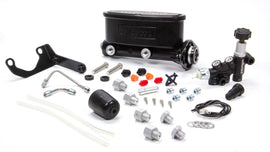 WILWOOD 261-13269-BK Alum Tandem M/C Kit w/ Brkt & Prop Valve 1in
