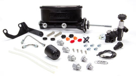 WILWOOD 261-13271-BK Alum Tandem M/C Kit w/ Brkt & Prop Valve 7/8in