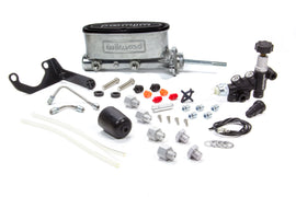 WILWOOD 261-13271-P Alum Tandem M/C Kit w/ Brkt & Prop Valve 7/8in