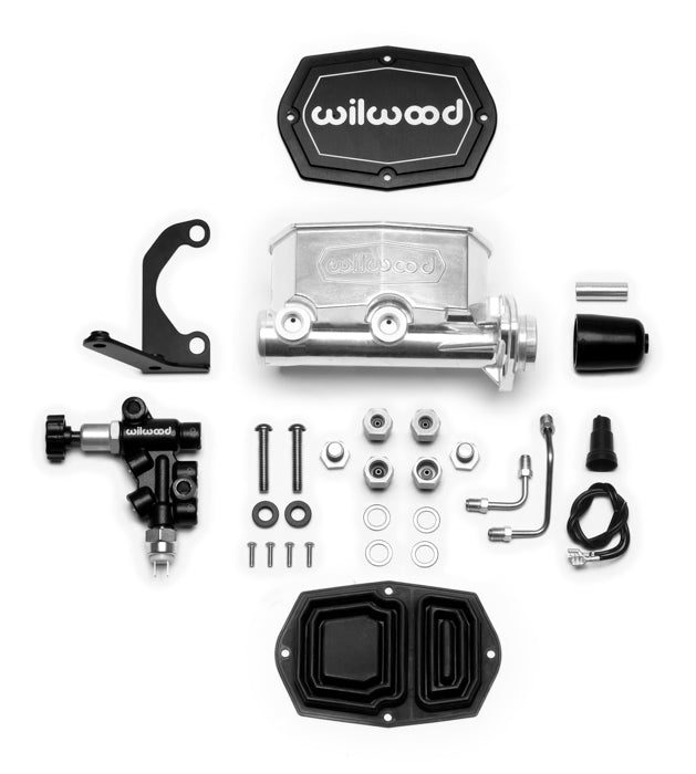 WILWOOD 261-14963-P Master Cylinder Tandem 1.00in w/Prop Valve