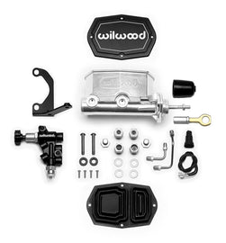 WILWOOD 261-15522-P Master Cyl Tandem w/ Prop Valve Mustang 7/8in