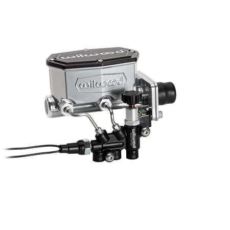 WILWOOD 261-16797-BK Tandem M/C Kit w/Prop Valve Mopar Black