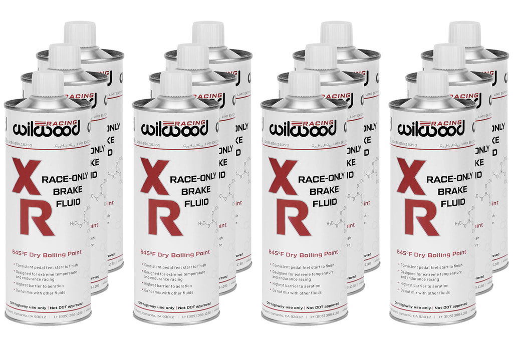 WILWOOD 290-16355 Brake Fluid XR Racing 500ml Can NON-DOT 12pk