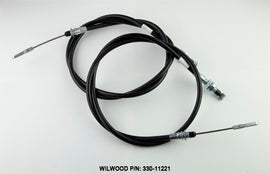 WILWOOD 330-11221 Parking Brake Cable Kit 05-10 Mustang