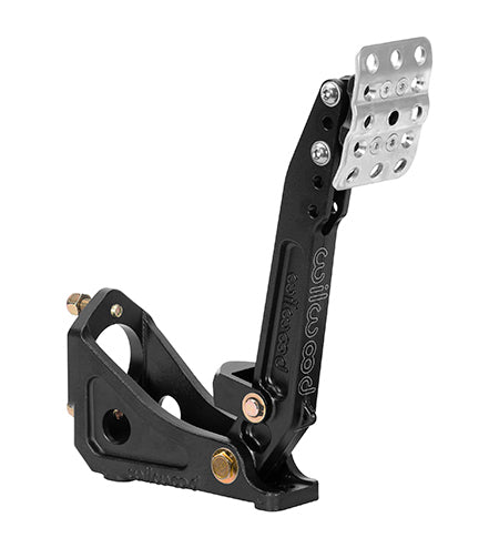 WILWOOD 340-16378 Clutch/Brake Pedal Adj Floor Mnt Single M/C