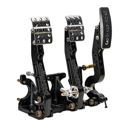 WILWOOD 340-16605 Triple Pedal Assy Adj Floor Mnt W/Lnkg Tru-Bar