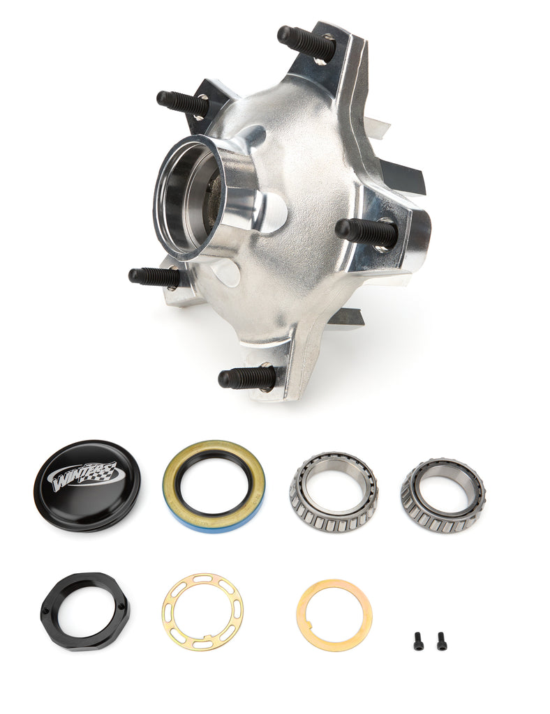 WINTERS 3755F Hub Kit Front Wide 5 Snap Cap Perm Mold Alum