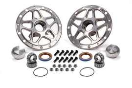 WINTERS 3980C Forged Alum Direct Mount Front Hub Kit Silver