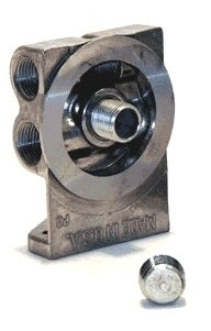 WIX RACING FILTERS 24764 Remote Oil Filter Mount 3/4-16 Dual Inlet/Outlet