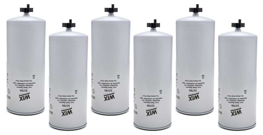 WIX RACING FILTERS 33780 WIX Racing Filters 33780 Fuel/Water Separator Canister Fuel Filters, 6-Pack