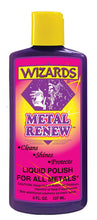 Load image into Gallery viewer, WIZARDS PRODUCTS 11020 Metal Renew Polish 8oz.