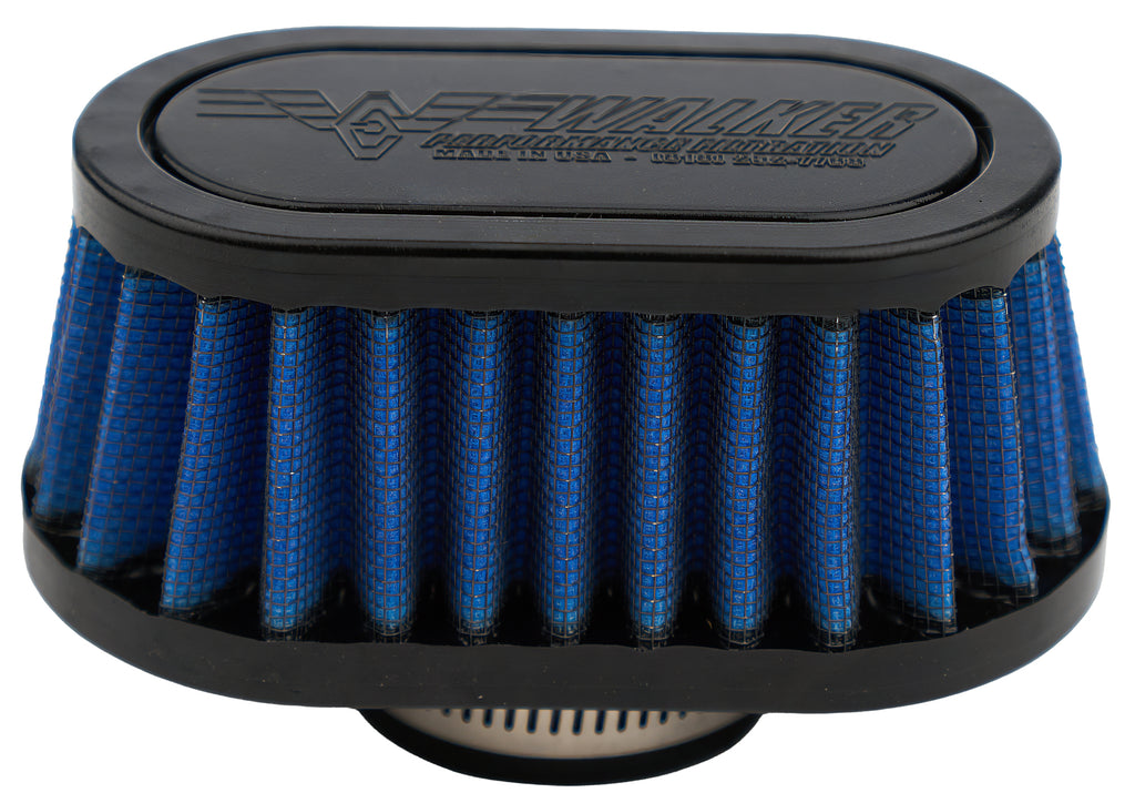 WALKER ENGINEERING 3000630 Walker Engineering 3000630 1-1/2 Inch Oval Clamp-On Breather for Automotive Applications